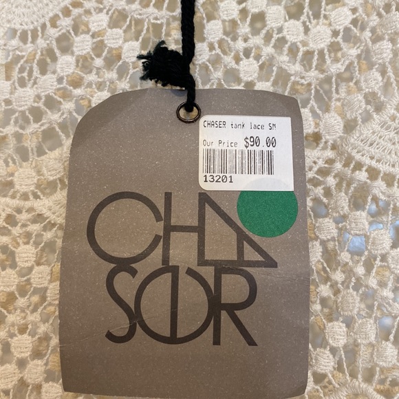 Lace cream top by Chaser - Picture 2 of 3